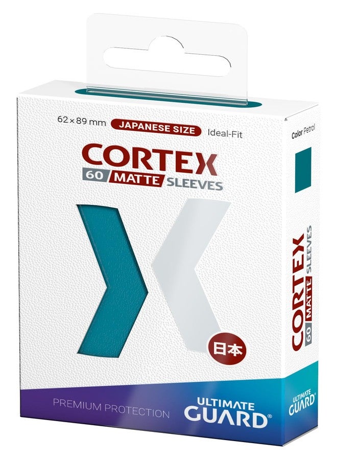 Ultimate Guard Cortex Outer Card Sleeves, 60 Japanese Size TCG Sleeves, 62 x 89mm, Petrol Back, Matte Finish, No PVC & Acid-Free, High Clarity - Image 4